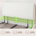 thumbnail image 6 of JONPONY Simple Upholstered Headboard for Queen Size Bed, Height Adjustable and Ergonomic Headboard,Easy Assemble, Sturdy and Durable,Beige, 6 of 11