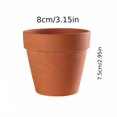 thumbnail image 2 of 16-Pack Ceramic 3.1 Inch Round Terracotta Pots with Drainage Holes for Flower & Succulent, DIY, Indoor & Outdoor Planting, 2 of 4