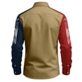 thumbnail image 3 of Mens 250th Anniversary USA Shirt Button Down 4th of July Shirts Long Sleeve Patriotic American Flag Tops, 3 of 4