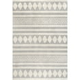 thumbnail image 2 of nuLOOM Senna High Low Textured Diamond Banded Area Rug, 7' 10" x 10', Grey, 2 of 2