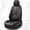 Black and Red Lines_A, variant on 2004-2020 for DODGE GRAND CARAVAN Front Car Seat Covers Premium Leather Daily Protection Tailored Fit Driving Comfort