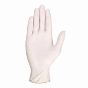 Condor Disposable Gloves,Rubber Latex,M,PK100 10D864