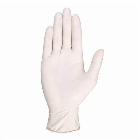 Condor Disposable Gloves,Rubber Latex,M,PK100 10D864