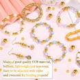 thumbnail image 5 of 1250 Pieces Gold Spacer Beads for Jewelry Making, Gold Round Beads and Gold Flat Clay Beads for Bracelets Making, Small Gold Filled Beads for Jewelry Making, 5 of 5