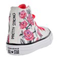 thumbnail image 3 of Converse Chuck Taylor All Star Hi Big Kids' Shoes White-Racer Pink 663623f, 3 of 6