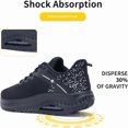 thumbnail image 5 of JOYFON Women's Wide Toe Box Walking Shoes for Plantar Fasciitis, Arch Support Orthotic Wide Width Athletic Tennis Running Sneakers US Size 6-11, 5 of 7