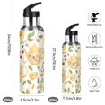 thumbnail image 2 of Yayeee 33oz Insulated Water Bottle Double Wall Stainless Steel with Flip Straw Lid, Birds Tea Time, 2 of 7