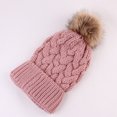 thumbnail image 3 of Herrnalise Women Fashion Keep Warm Winter Hats Knitted Wool Hemming Hat, 3 of 3