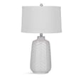 thumbnail image 2 of Dalia Ceramic Table Lamp in White by Bassett Mirror, 2 of 2