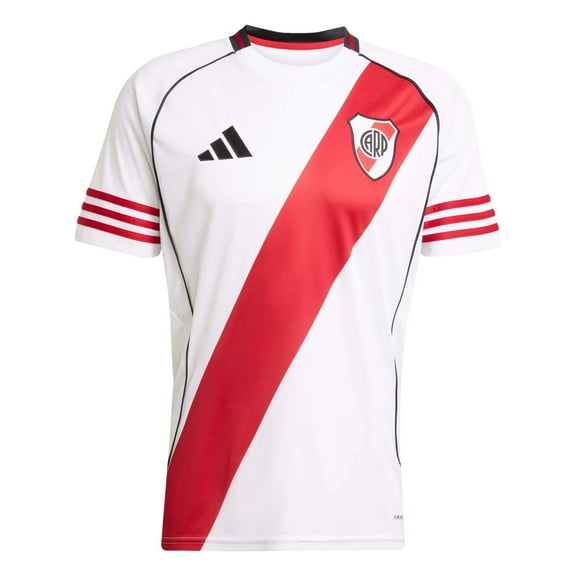 adidas 2025-26 River Plate Men's Stadium Home Soccer Jersey