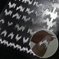 thumbnail image 1 of 1 lámina de pegatinas reflectantes de alto brillo para uñas, efecto plateado láser oscuro y llamativo, para manicura, decoración de uñas 3D., 1 of 5