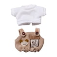 thumbnail image 1 of Pantalones para muñecas,Ropa para muñecas,pantalones,ropa,juguete en miniatura,Pantalones para muñeca de niña,accesorios de vestir,Mini ropa de moda,juguete suave para Marrón con camiseta, 1 of 8
