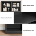 thumbnail image 5 of Memoryfield 74.5" Tall Bookshelf, Extra Large Bookshelf, 6-Tier Double Wide Bookshelves w/ 12 Cubbies, Wide Freestanding Bookcases for Living Room Office Library, Black, 5 of 7
