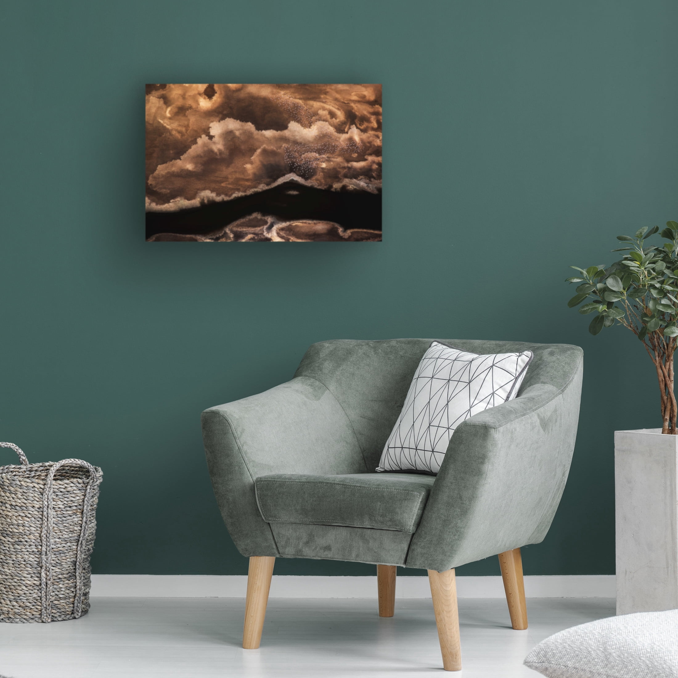 Canvas Wall Art - Arty Guava Chang 'A Painting' Wall Art for Living Room, Bedroom, or Office Décor by Trademark Fine Art - 19 x 12 Inches