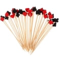 thumbnail image 1 of 100pcs Dessert Sticks Bamboo Cocktail Sticks Party Fruit Toothpicks Bamboo Cocktail Picks, 1 of 3