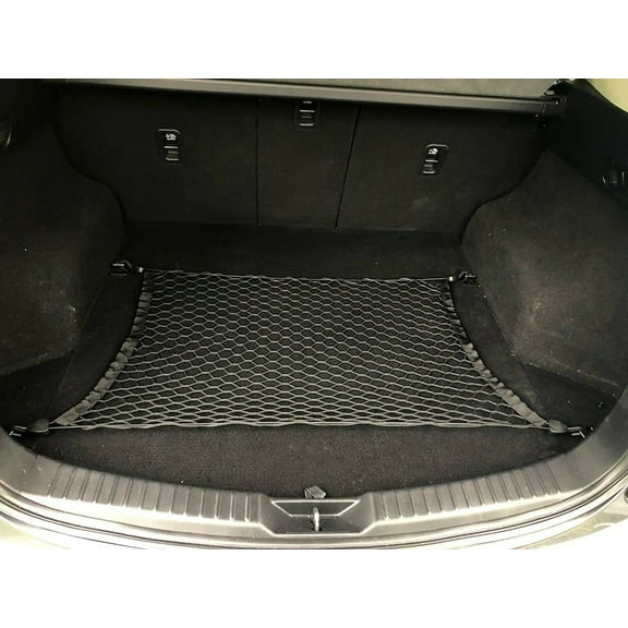 EACCESSORIES EA Rear Trunk Organizer Cargo Net for Mazda CX-5 2013-2023 – Floor Style Cargo Net for SUV – Premium Mesh Car Trunk Organizer Vehicle Carrier Storage – Compatible with Mazda CX-5
