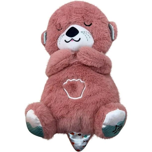 SURJDE Soothe 'N Snuggle Otter,Slumber Otter Cuddly Toy with Breathing