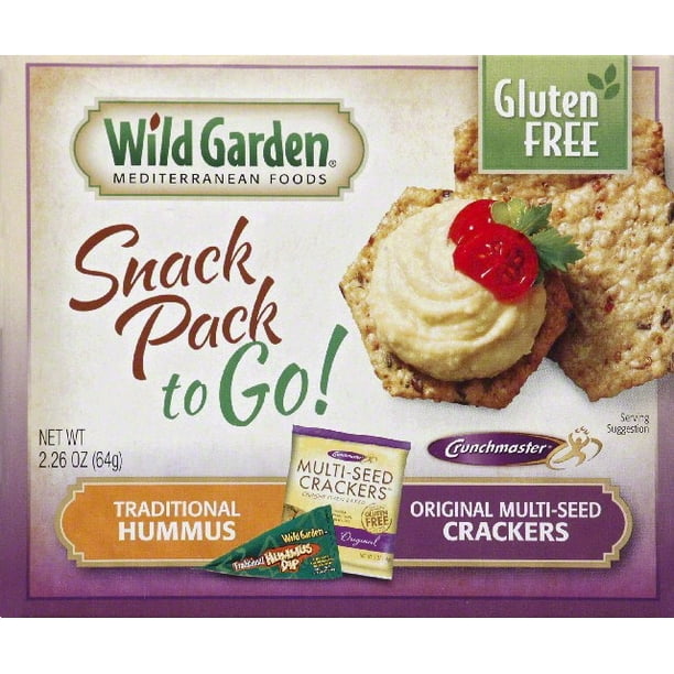 Wild Garden Snack Pack To Go Traditional Hummus With Original