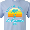 thumbnail image 4 of Inktastic Summer Enjoy the Sunshine St. Augustine Florida in Blue T-Shirt, 4 of 5
