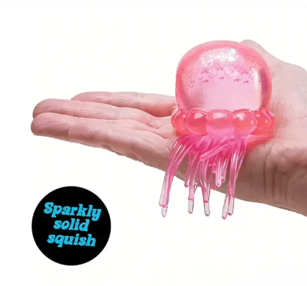 Nee Doh Jelly Squish Pink, 1pc