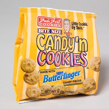 Bud's Best Candy'n Cookies Made with Butterfinger Candy Pieces Bite Size, 6 (Best Christmas Thumbprint Cookies)