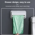 thumbnail image 4 of Visland Trash Bag Holder Punch Free Space-saving Easy to Install No Trace Paste Design Kitchen Garbage Bag Dispenser Daily Use, 4 of 8