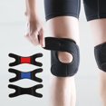 thumbnail image 1 of 1PC Adjustable Pressurizable Patella Support Kneepad Preventive Relieve Injury Sports Knee Guard Basketball Knee BraceRed He Qiyong unisex, 1 of 1