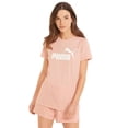 thumbnail image 3 of Playera Puma ESS Logo Tee para Mujer 586876-63 coral S, 3 of 4