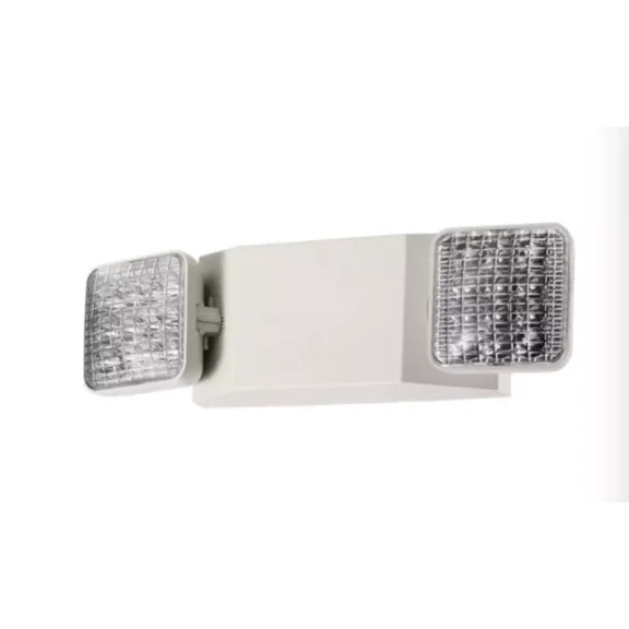 Led Emergency Exit Light Battery Backup & Adjustable Two Heads, Ul 924-Listed