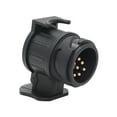 thumbnail image 1 of 12V 7-Core Circular Trailer Plug Connector, Nylon & Copper Construction with Engineering Plastic Insulator, Injection Molded, Waterproof Power Supply Link for Truck & RV Signal Light Display - 13-Pin, 1 of 6