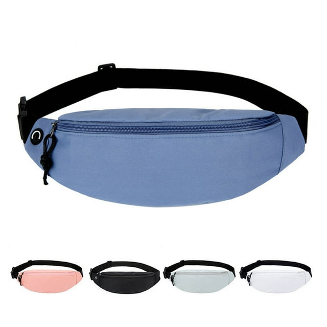Fiudx Riñonera Ajustable con Gran Capacidad para Lo Esencial, Versátil Bandolera o Bolso de Pecho, Ideal para Correr o Viajar, Diseño Unisex, Tejido de Nailon Resistente.