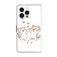 thumbnail image 3 of Case For iPhone 12 Pro Max Crystal Material Painted Pattern With Multi-Card Holder Bills Slot, PU Leather Magnetic Wallet Case,White,For iPhone 12 Pro Max, 3 of 6