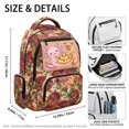 thumbnail image 5 of FUIALDOLG Lightweight 17 Inch Multi Pocket School Backpack, 600D Polyester Durable Bookbag for Primary School Students, 5 of 9