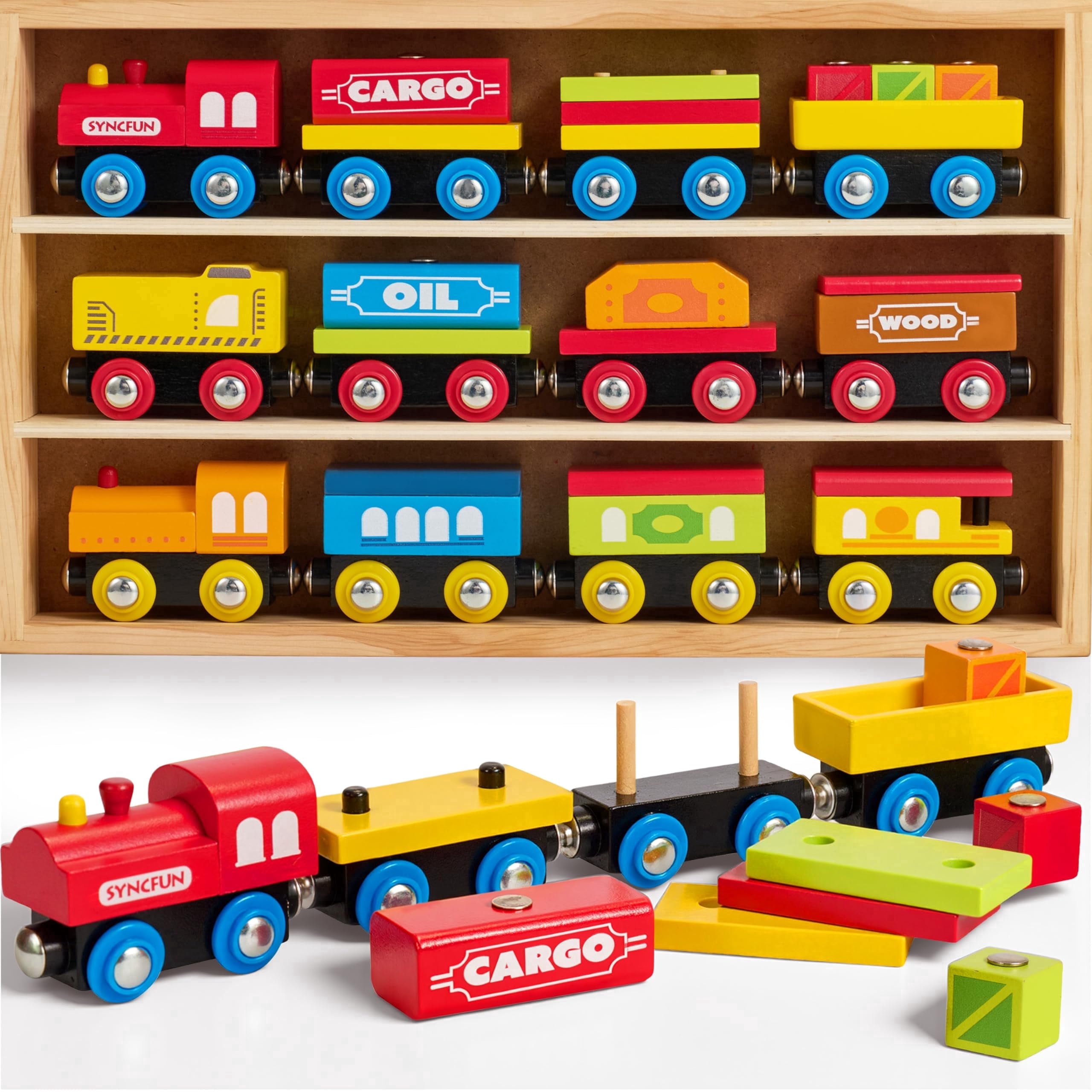 nnonkey&noko ノンキー・ノコ 置物 6体セット In the Night Garden Ninky Nonk Train Set - Walmart.com