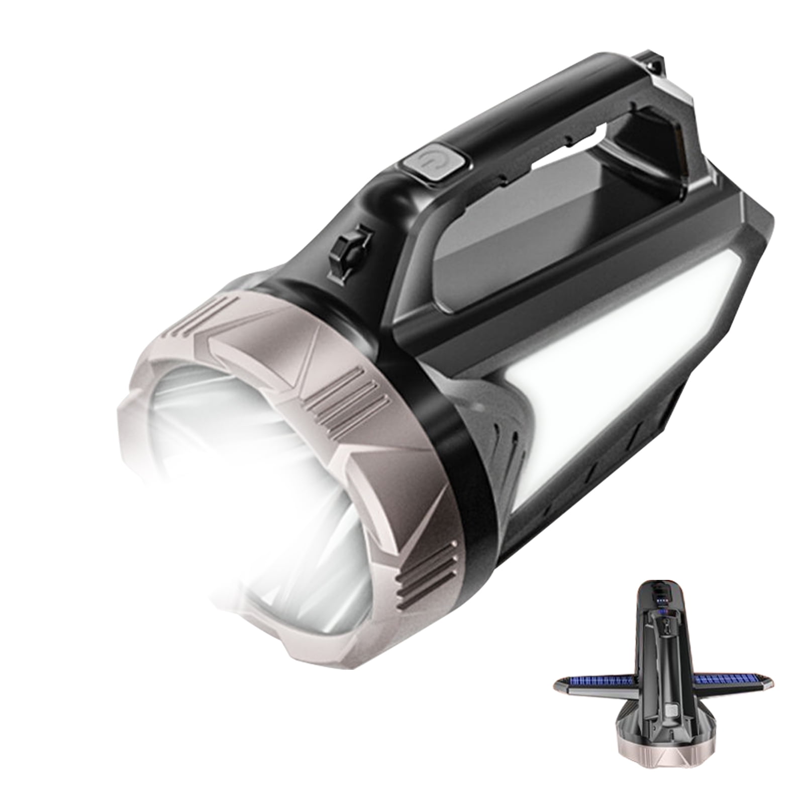Gytobyte Solar-Powered Multi-Function LED 1000 lm Flashlight