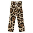 thumbnail image 3 of Leopard Print Pattern Pajama Pants Loose Pajamas Female Breathable Home Trousers Leisure Sleeping Pants Large Size, 3 of 6