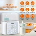 thumbnail image 2 of Baby Bottle Warmer, 9-in-1 Fast Food Heater & Defrost, Double Bottle Warmer with Appointment &Timer, 24H Accurate Temperature Control for Breastmilk & Formula BPA-Free/LCD Display, 2 of 8