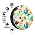 thumbnail image 5 of Bingfone Floral Vintage Spare Tire Cover Weatherproof Universal Wheel Protectors For Rv Camper Travel Trailer Suv Truck 14 Inch, 5 of 9