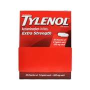 Tylenol Extra Strength Caplets with Acetaminophen, 2-pack of 50 ct