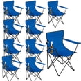thumbnail image 1 of Silla para Acampar CJR 10 Pack plegable azul, 1 of 9