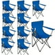 thumbnail image 1 of Silla para Acampar CJR 10 Pack plegable azul, 1 of 9