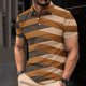 thumbnail image 5 of Camisas de Manga Corta de los Hombres Impresión Botón Casual Turndown Cuello Blusa para el Uso Diario Y Al Aire Libre, 5 of 5