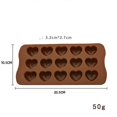 thumbnail image 2 of -Moules Chocolat en Forme de Cœur 3 Pcs pour Biscuits Gteaux, 2 of 5