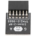 thumbnail image 2 of Módulo de seguridad de cifrado LPC 12PIN TPM 2.0 Módulo de seguridad de cifrado práctico de alta seguridad para computadora para GIGABYTE, 2 of 14