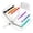 White, variant on Waterproof Pill Pouch Set, 7–14 Day Travel Pill Organizer with 14 Color-Coded Medicine Pouches, Portable Reusable Binder Design Zippered Pill Storage