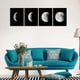 thumbnail image 1 of Eclipse de Luna Impresiones en Lienzo Modernas Decoraciones de Pared para Sala de Estar Espacio Abstracto Imágenes en Blanco y Negro para Pinturas fotográficas sobre Lienzo Arte de Pared, 1 of 5