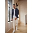 thumbnail image 2 of COOFANDY Men's Casual Blazer Lightweight Slim Fit Suit Jacket Two Button Cotton Sport Coats, 2 of 6
