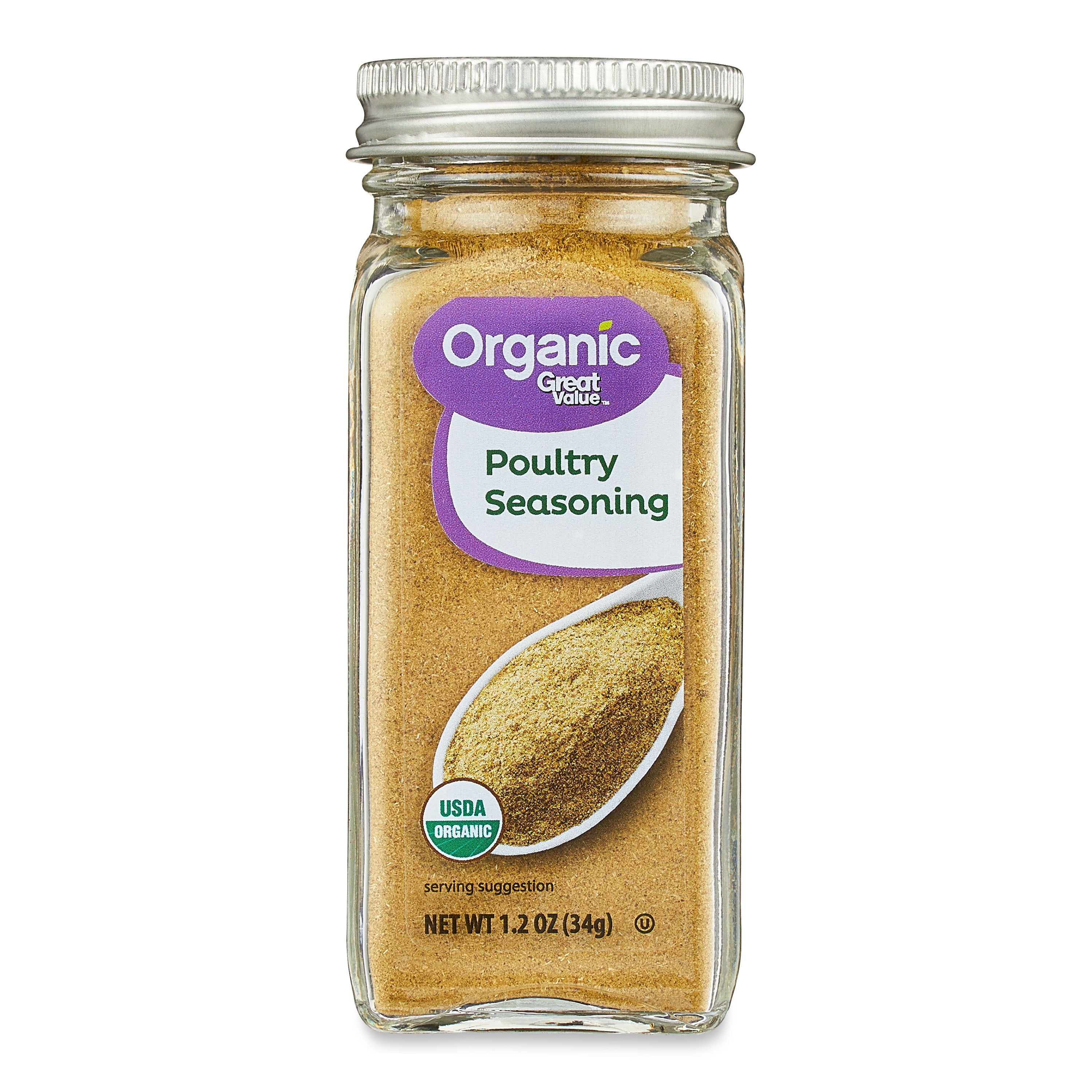 Great Value Organic Poultry Seasoning, 1.2 oz