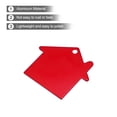 thumbnail image 4 of Unique Bargains House Shape Blank Tags Metal Stamping Tag Blank Dog ID Tags, Red Engraving Tags, 10 Pack, 4 of 7