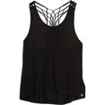 thumbnail image 1 of Roxy Sparked Flame Tank Top Mujer Negro Mediano Espalda Cruzada, 1 of 2